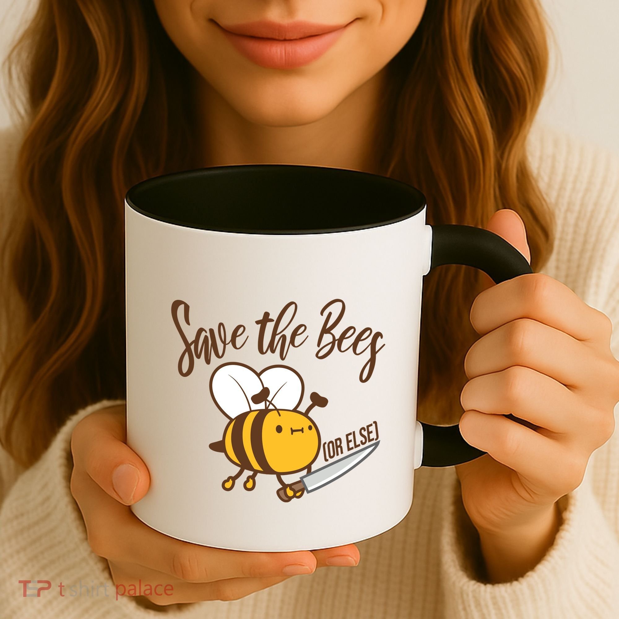 Funny Save The Bees Or Else Coffee Mug