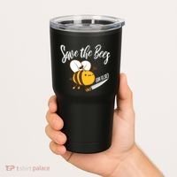 Funny Save The Bees Or Else Tumbler thumb 2