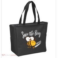Funny Save The Bees Or Else Tote Bag thumb 2