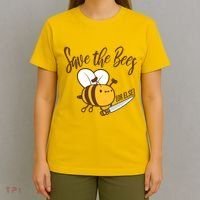Funny Save The Bees Or Else T-Shirt thumb 4