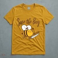 Funny Save The Bees Or Else T-Shirt thumb 5