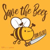 Funny Save The Bees Or Else Hat thumb 2