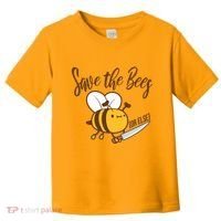 Funny Save The Bees Or Else Toddler T-Shirt thumb 0