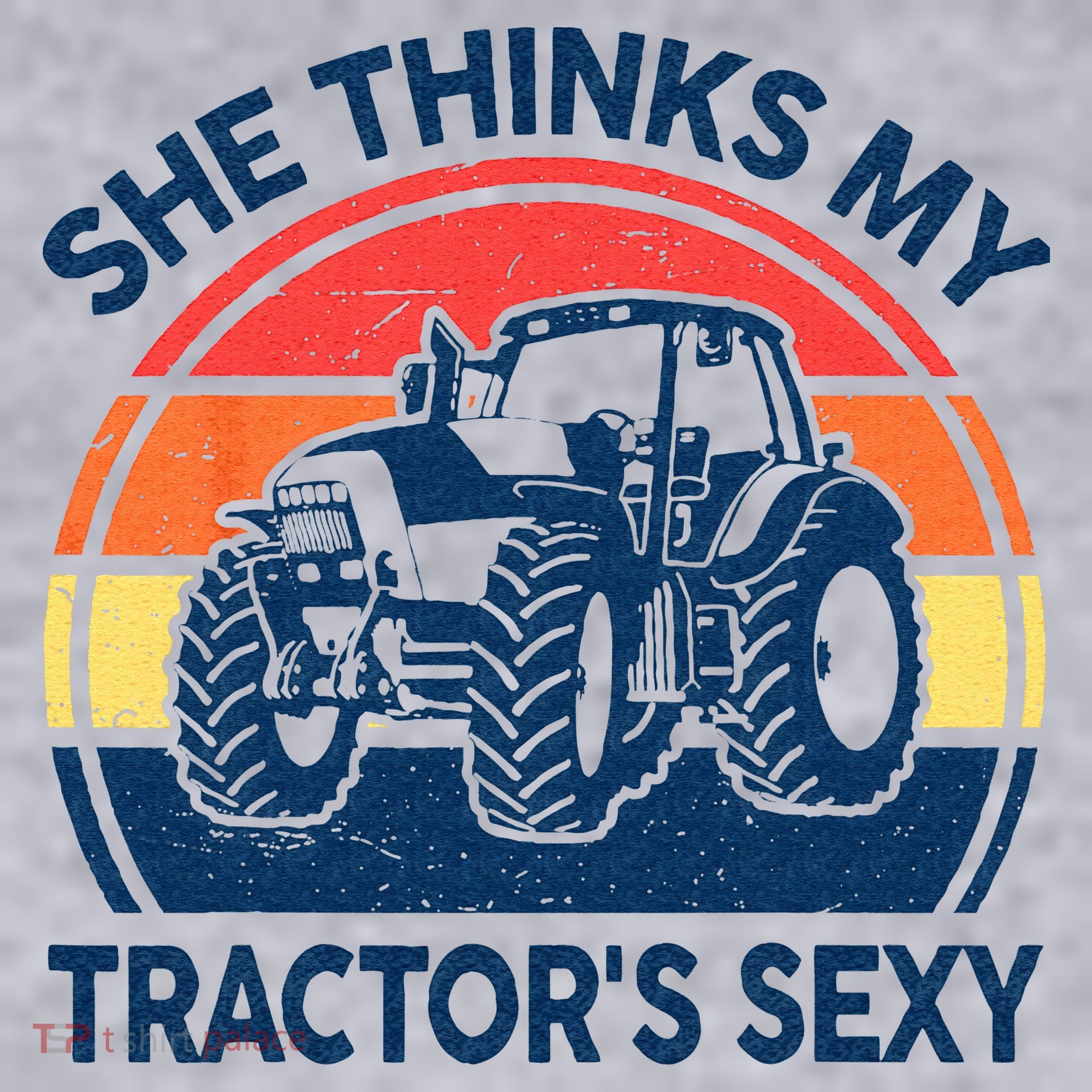 Farm She Thinks My Tractors Sexy Men Gift Funny Farmer Women's Sweatshirt
