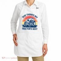 Farm She Thinks My Tractors Sexy Men Gift Funny Farmer Apron thumb 2