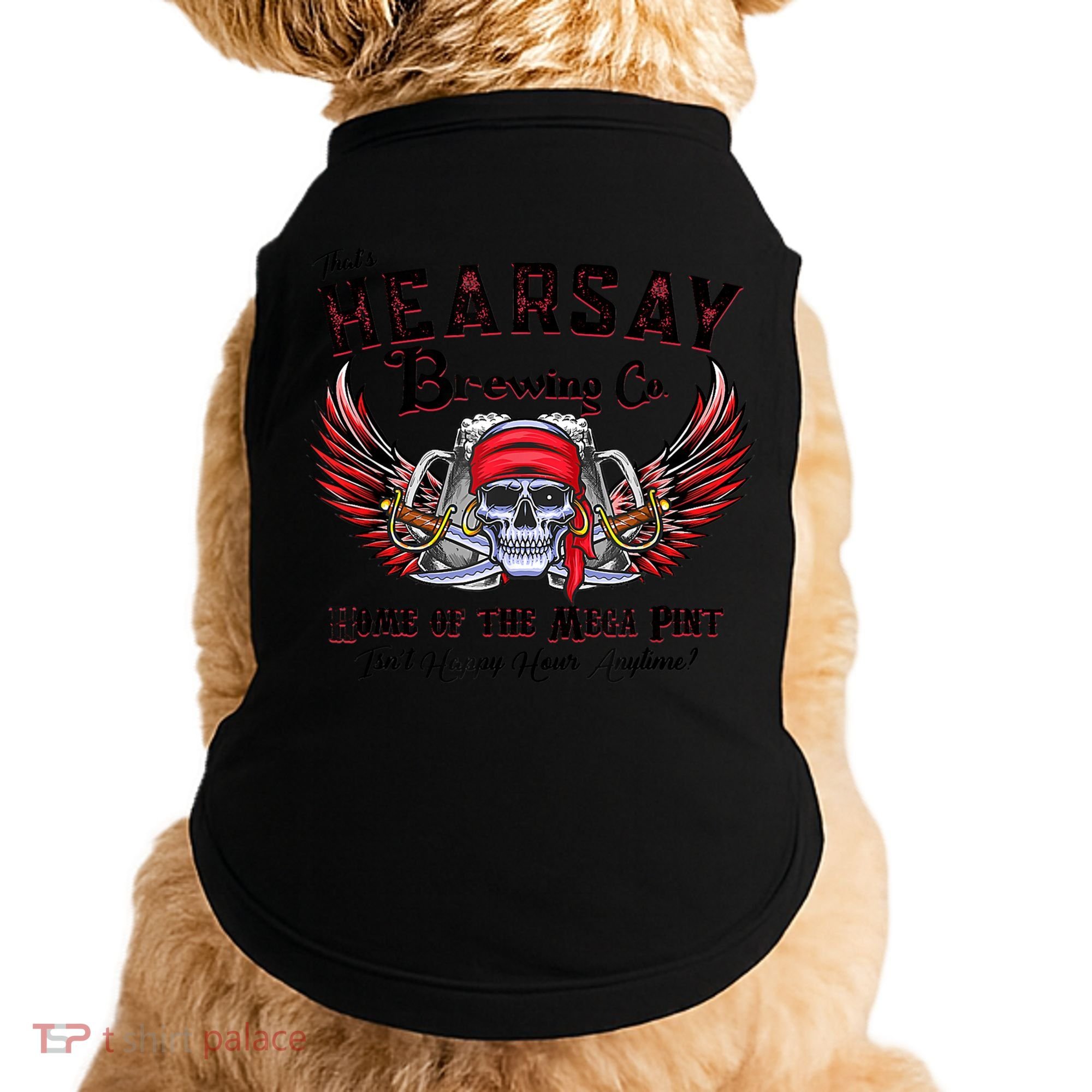 Funny Skull That's Hearsay Brewing Co Home Of The Mega Pint Doggie Tank