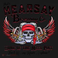Funny Skull That's Hearsay Brewing Co Home Of The Mega Pint Visor thumb 3
