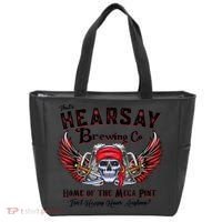 Funny Skull That's Hearsay Brewing Co Home Of The Mega Pint Tote Bag thumb 0