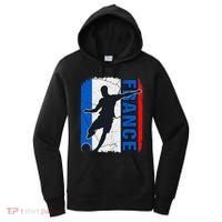 France Soccer Team French Flag Jersey Football Fans Women's Hoodie thumb 0