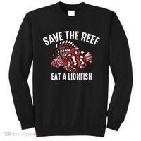 Funny Save The Reef Eat A Lionfish Cute Sea Rock Diver Gift Sweatshirt thumb 0