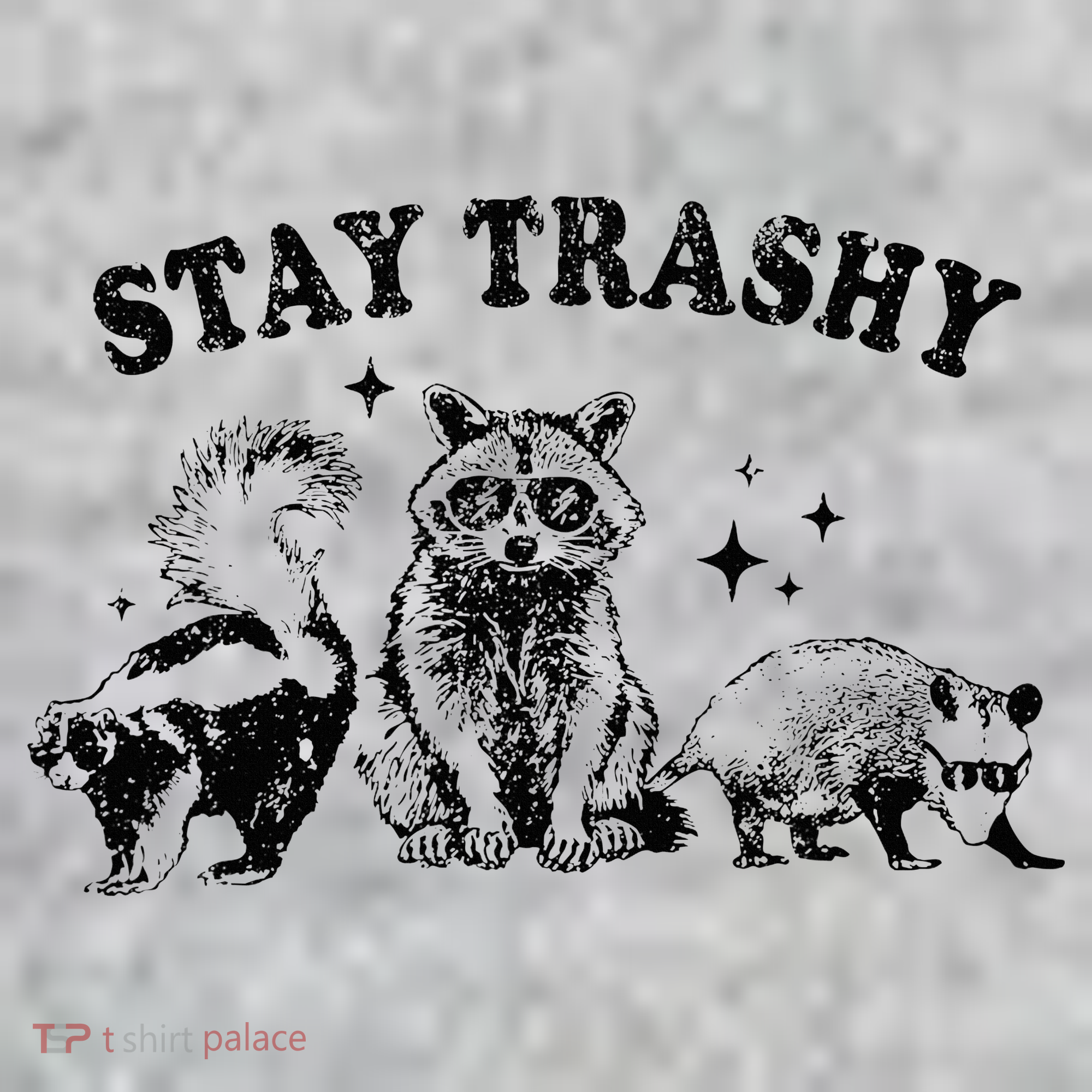 Funny Stay Trashy Raccoons Opossums Possums Animals Lover Long Sleeve Shirt