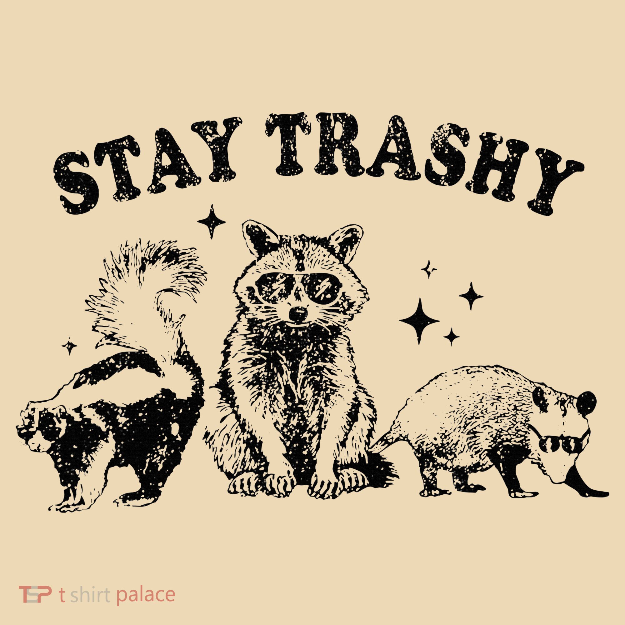 Funny Stay Trashy Raccoons Opossums Possums Animals Lover Tote Bag
