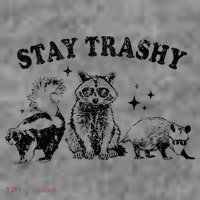 Funny Stay Trashy Raccoons Opossums Possums Animals Lover Toddler Hoodie thumb 2