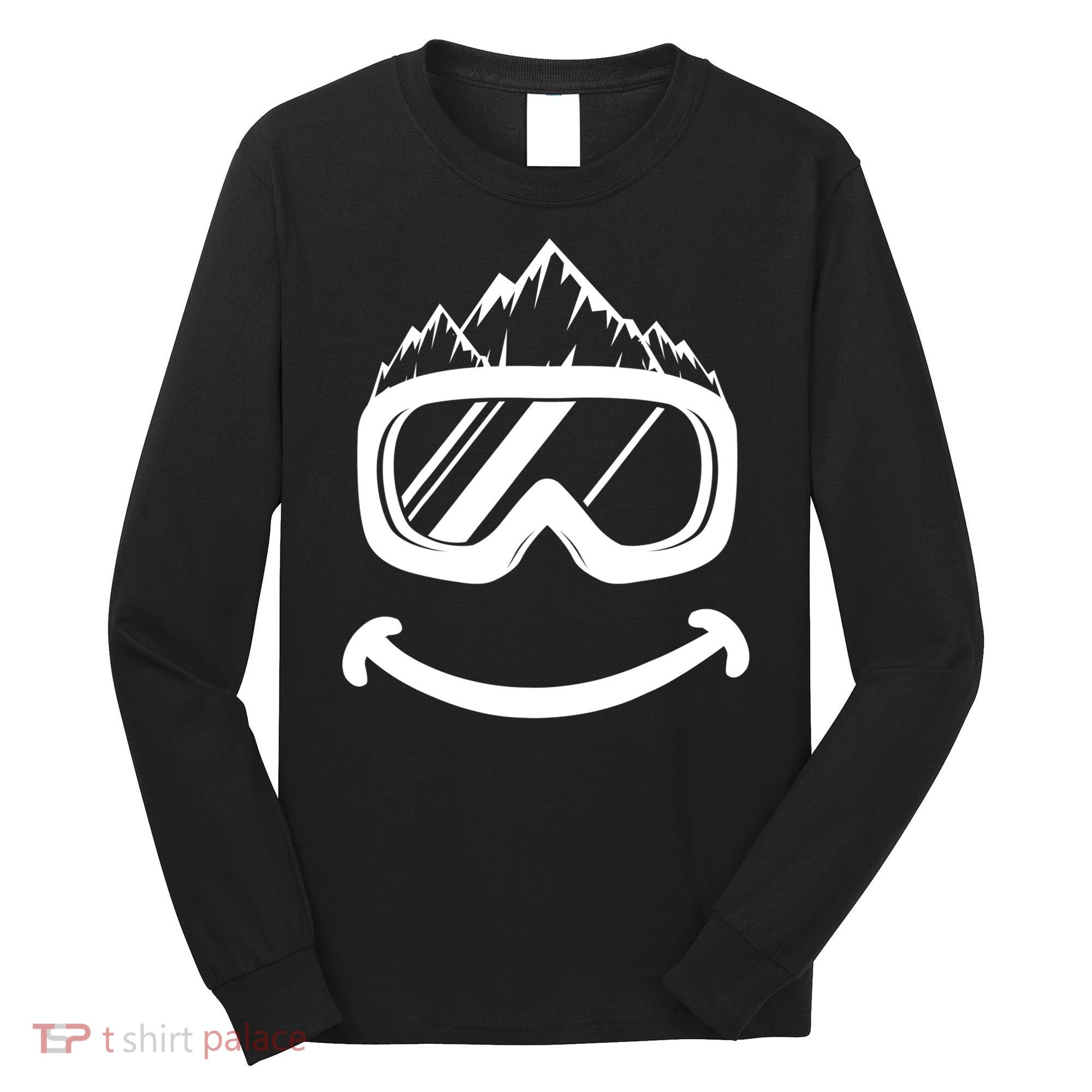 Fun Ski Tee Skiing Gift Idea Funny Snowboard Gift Long Sleeve Shirt