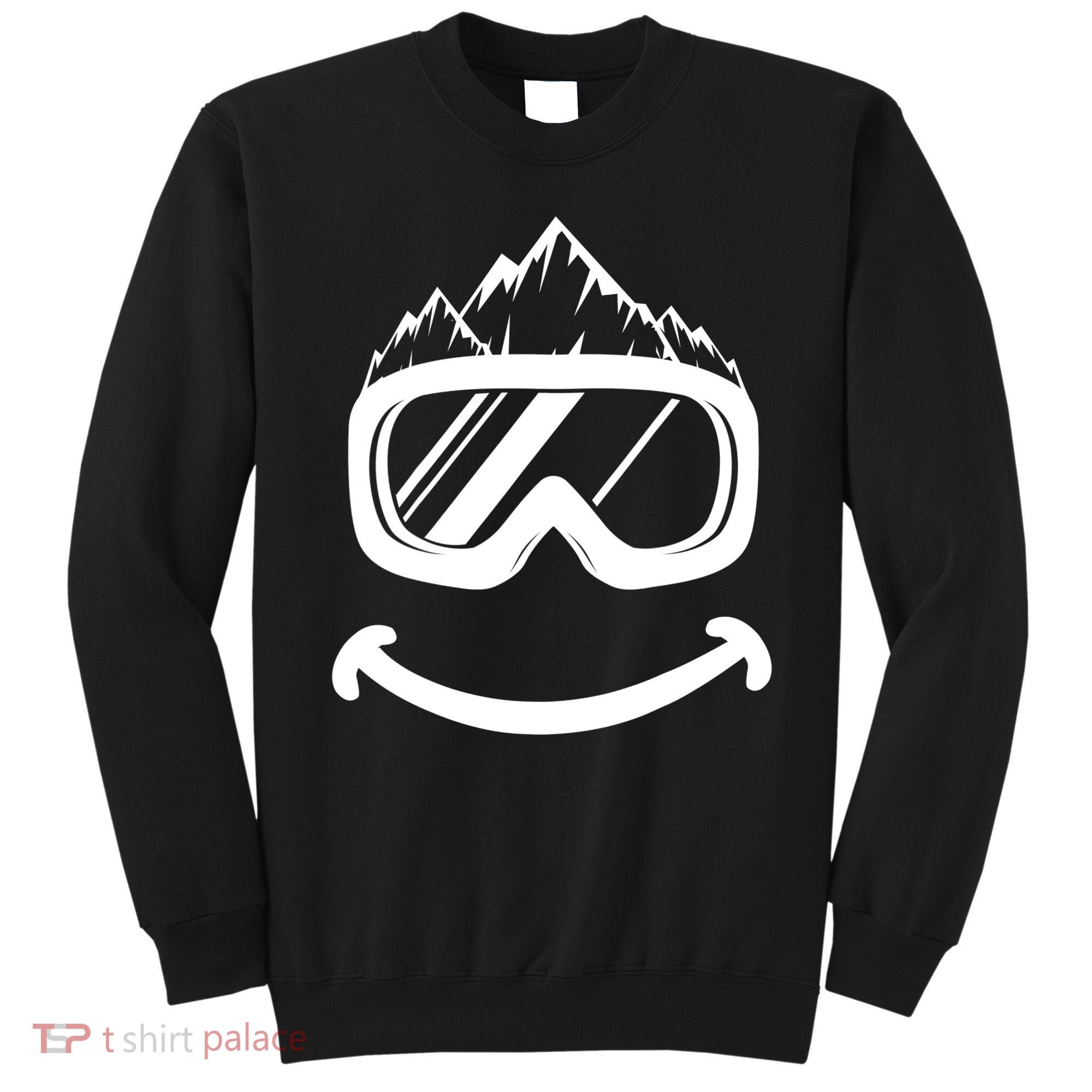 Fun Ski Tee Skiing Gift Idea Funny Snowboard Gift Sweatshirt