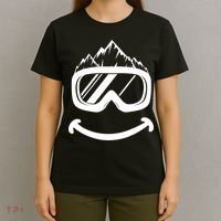 Fun Ski Tee Skiing Gift Idea Funny Snowboard Gift T-Shirt thumb 4