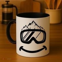Fun Ski Tee Skiing Gift Idea Funny Snowboard Gift Coffee Mug thumb 4