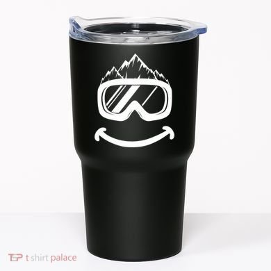 Fun Ski Tee Skiing Gift Idea Funny Snowboard Gift Tumbler
