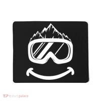 Fun Ski Tee Skiing Gift Idea Funny Snowboard Gift Mousepad thumb 0
