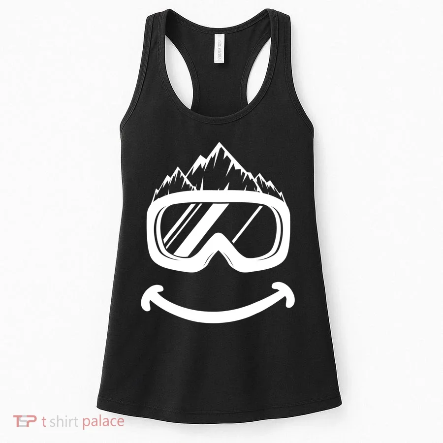 Fun Ski Tee Skiing Gift Idea Funny Snowboard Gift Women's Tank Top