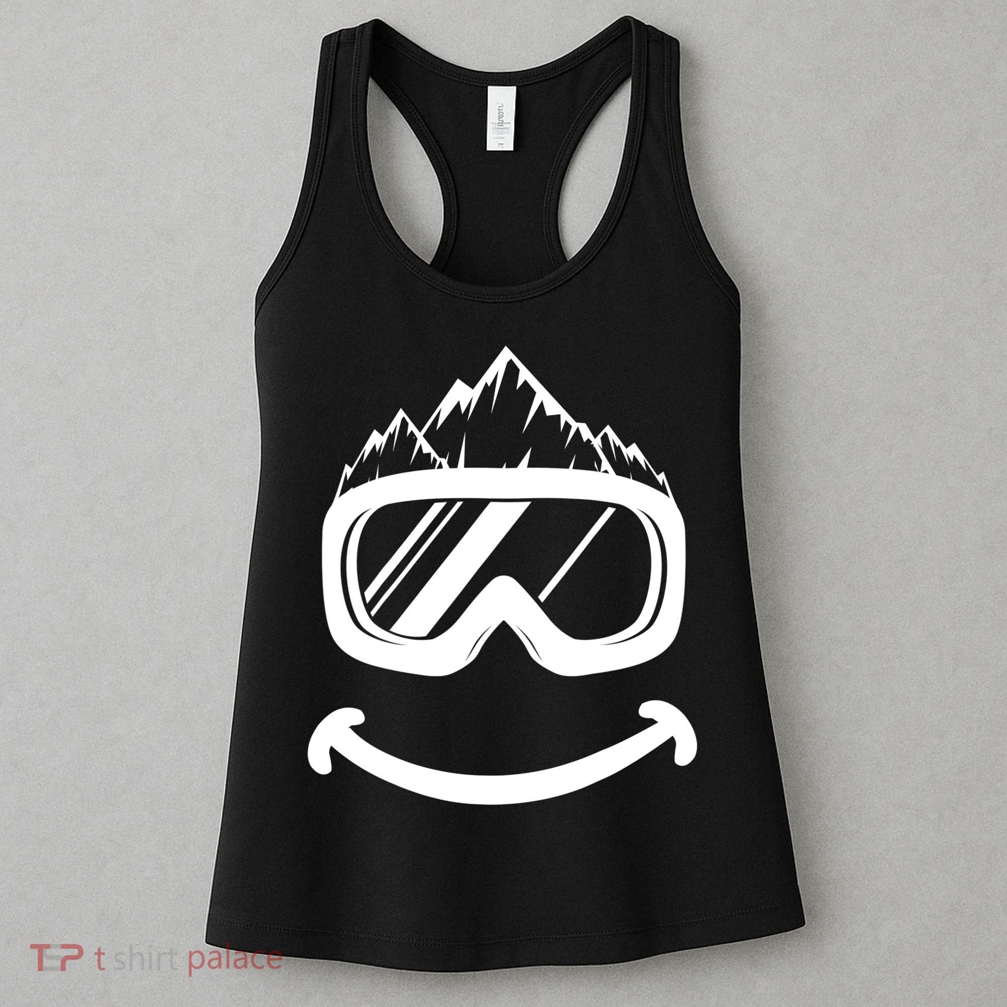 Fun Ski Tee Skiing Gift Idea Funny Snowboard Gift Women's Tank Top
