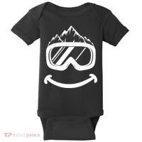Fun Ski Tee Skiing Gift Idea Funny Snowboard Gift Baby Bodysuit thumb 0
