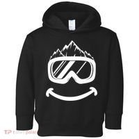 Fun Ski Tee Skiing Gift Idea Funny Snowboard Gift Toddler Hoodie thumb 0