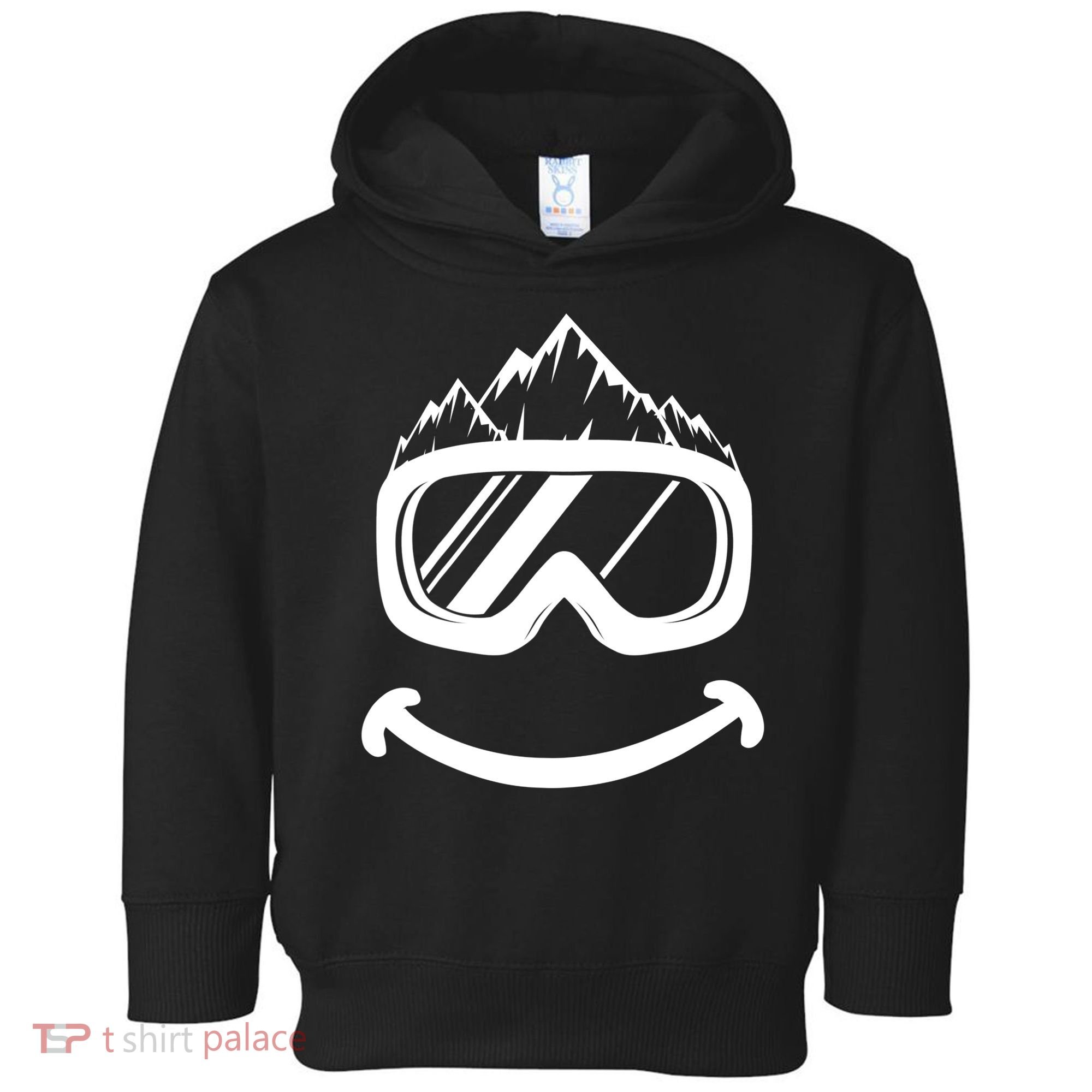 Fun Ski Tee Skiing Gift Idea Funny Snowboard Gift Toddler Hoodie