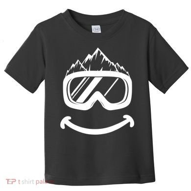 Fun Ski Tee Skiing Gift Idea Funny Snowboard Gift Toddler T-Shirt