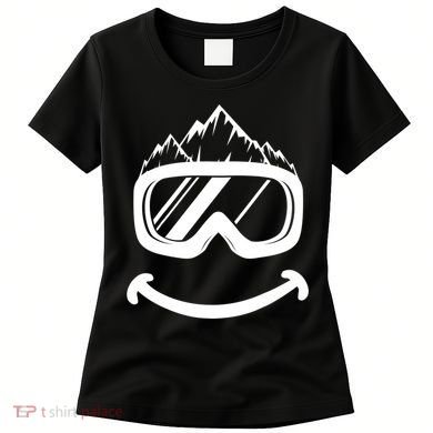 Fun Ski Tee Skiing Gift Idea Funny Snowboard Gift Women's T-Shirt