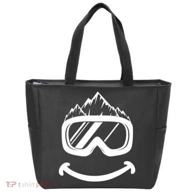 Fun Ski Tee Skiing Gift Idea Funny Snowboard Gift Tote Bag