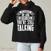 Funny Sarcasm Tee, Sarcastic Humor, Antisocial Humor Ladies Heavyweight Boxy Pullover Hoodie thumb 0