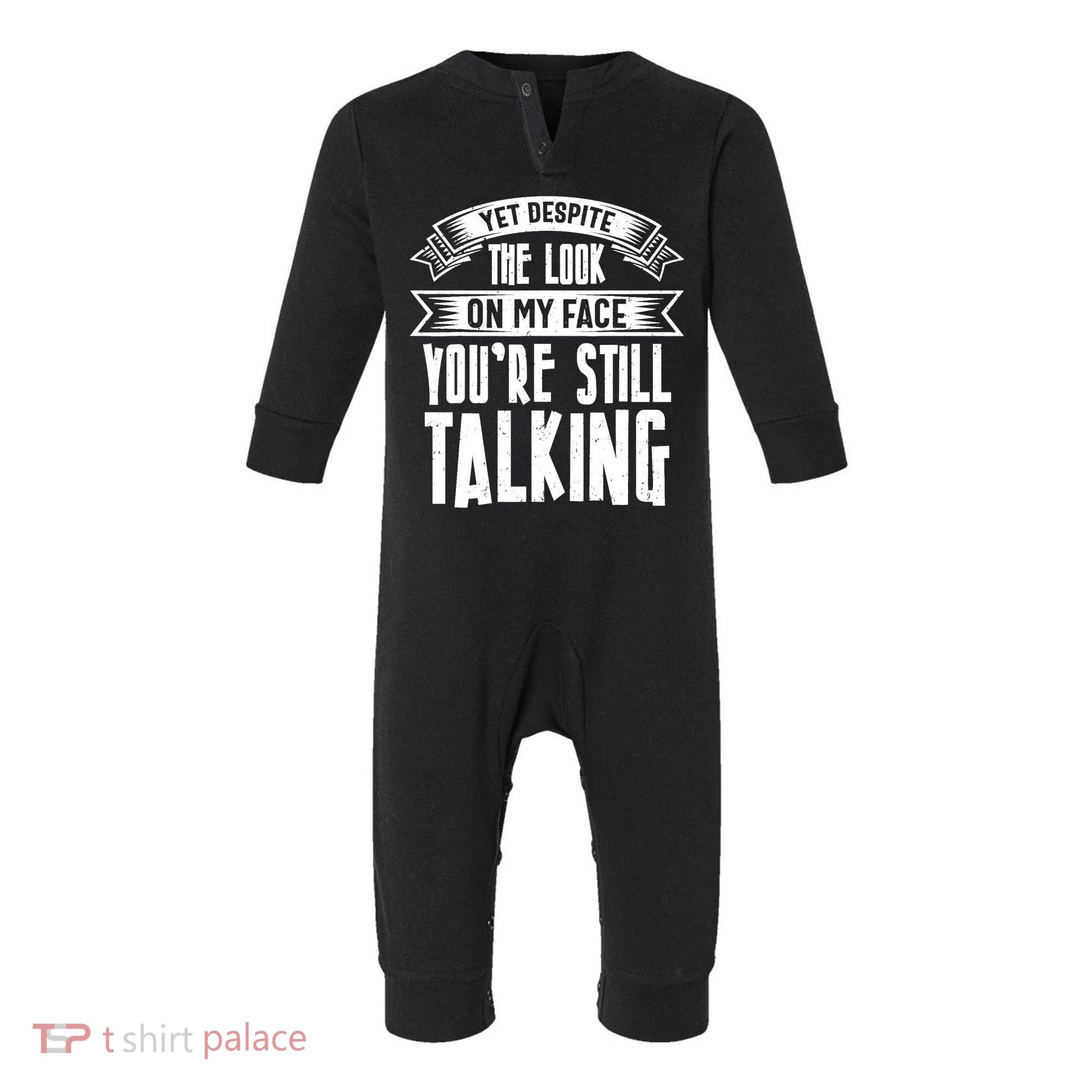 Funny Sarcasm Tee, Sarcastic Humor, Antisocial Humor Infant Fleece One Piece