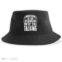 Funny Sarcasm Tee, Sarcastic Humor, Antisocial Humor Sustainable Bucket Hat thumb 0