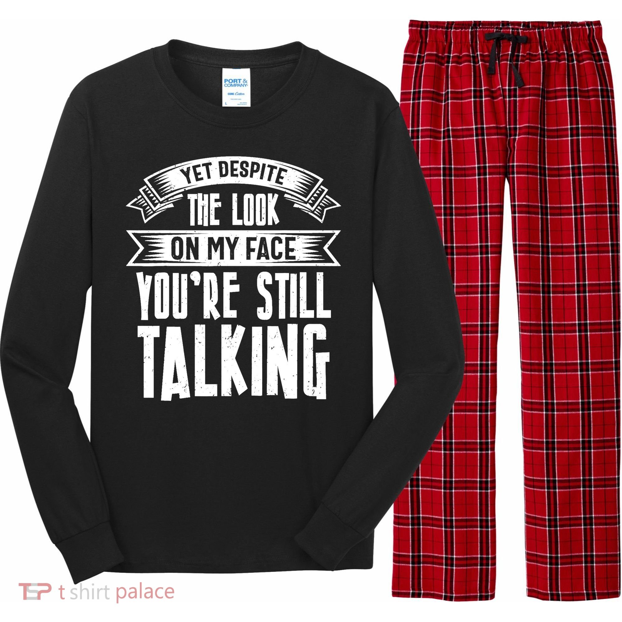 Funny Sarcasm Tee, Sarcastic Humor, Antisocial Humor Long Sleeve Pajama Set
