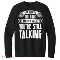 Funny Sarcasm Tee, Sarcastic Humor, Antisocial Humor V.I.T. Fleece Crew Sweatshirt thumb 0