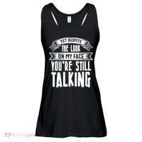 Funny Sarcasm Tee, Sarcastic Humor, Antisocial Humor Ladies Essential Flowy Tank thumb 0