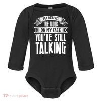Funny Sarcasm Tee, Sarcastic Humor, Antisocial Humor Baby Long Sleeve Bodysuit thumb 0