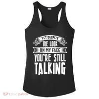 Funny Sarcasm Tee, Sarcastic Humor, Antisocial Humor Ladies PosiCharge Competitor Racerback Tank thumb 0