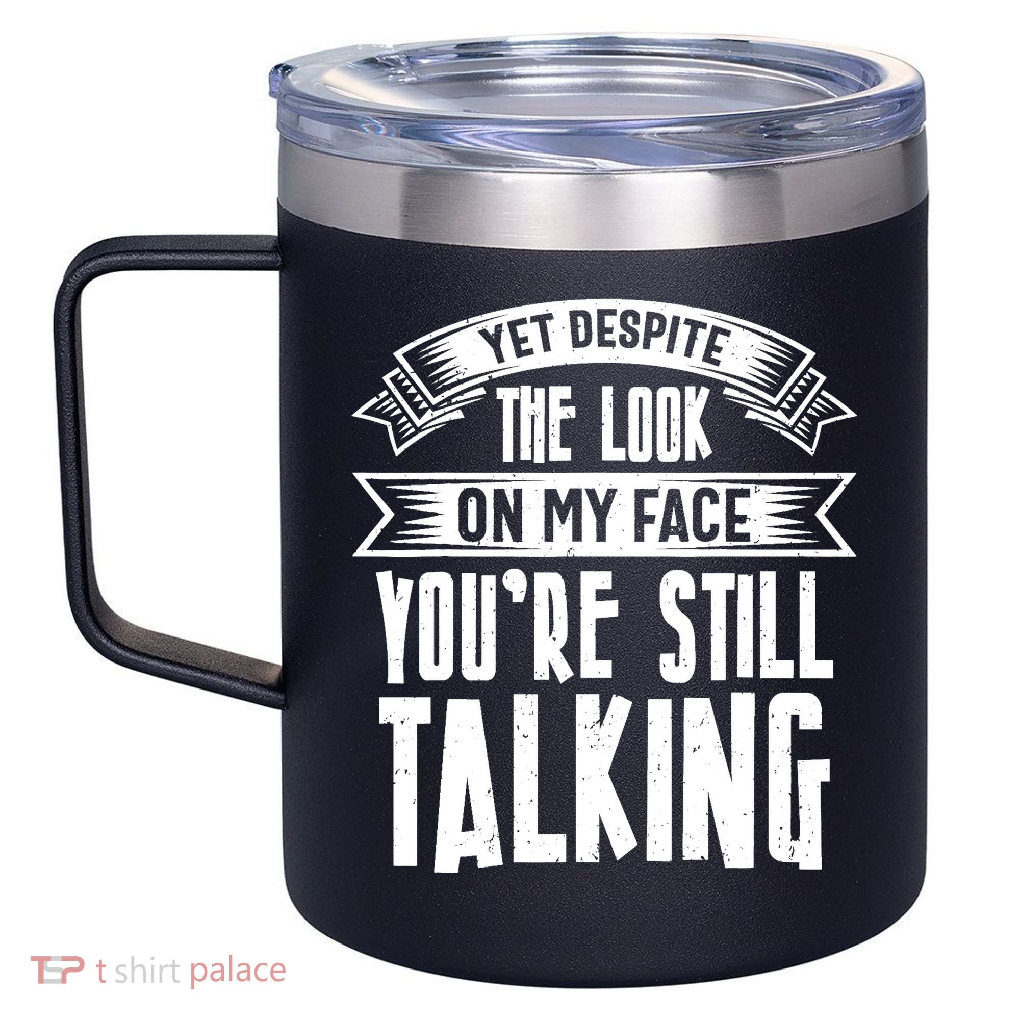 Funny Sarcasm Tee, Sarcastic Humor, Antisocial Humor 12oz Stainless Steel Coffee Mug