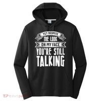 Funny Sarcasm Tee, Sarcastic Humor, Antisocial Humor Performance Fleece Hoodie thumb 0