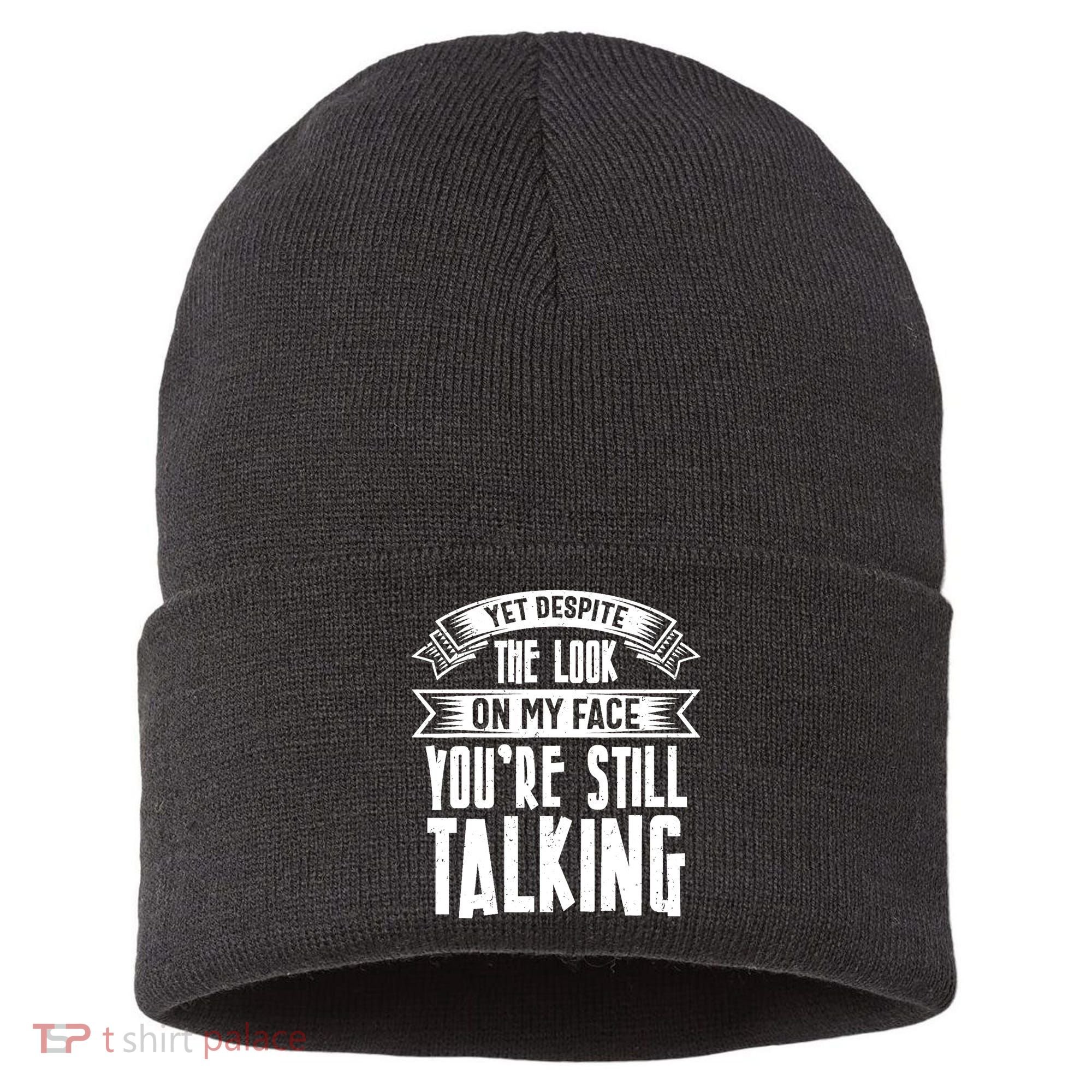 Funny Sarcasm Tee, Sarcastic Humor, Antisocial Humor Sustainable Knit Beanie