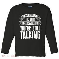 Funny Sarcasm Tee, Sarcastic Humor, Antisocial Humor Toddler Long Sleeve Shirt thumb 0