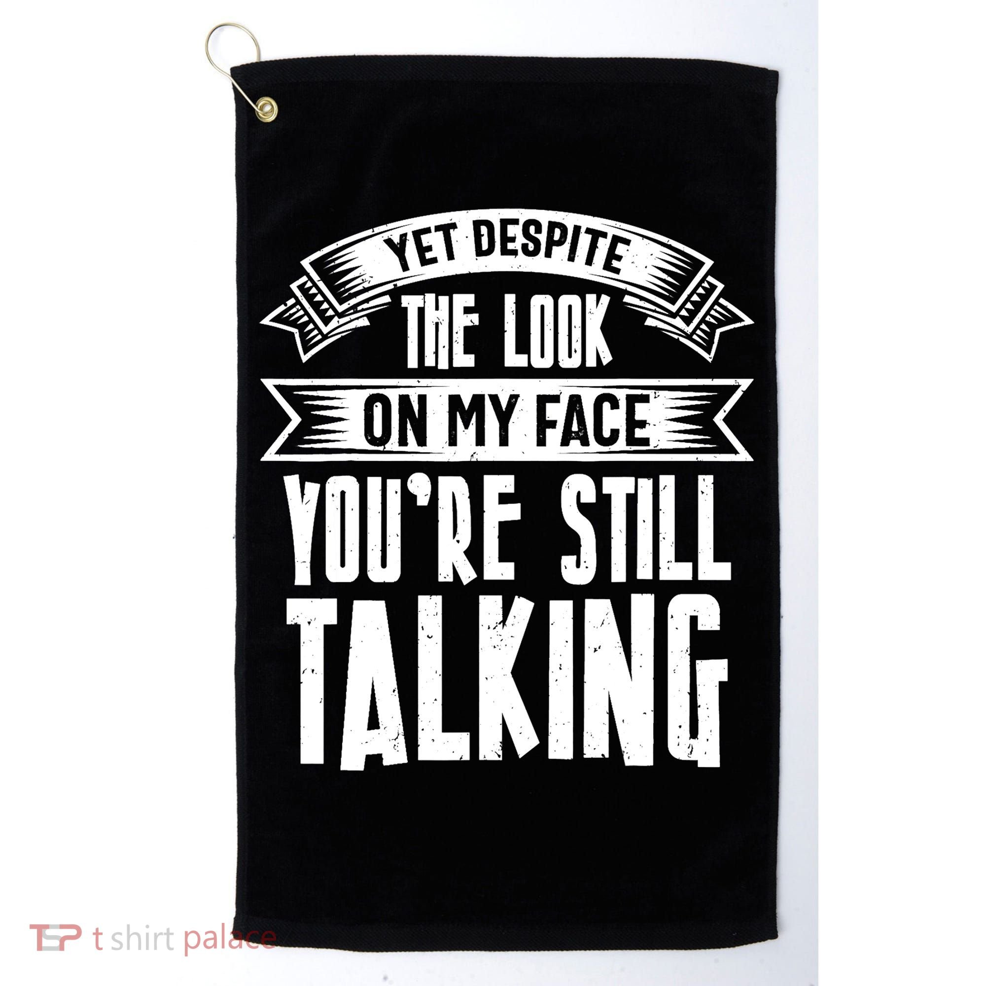 Funny Sarcasm Tee, Sarcastic Humor, Antisocial Humor Golf Towel