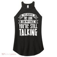Funny Sarcasm Tee, Sarcastic Humor, Antisocial Humor Women's Perfect Tri Rocker Tank thumb 0