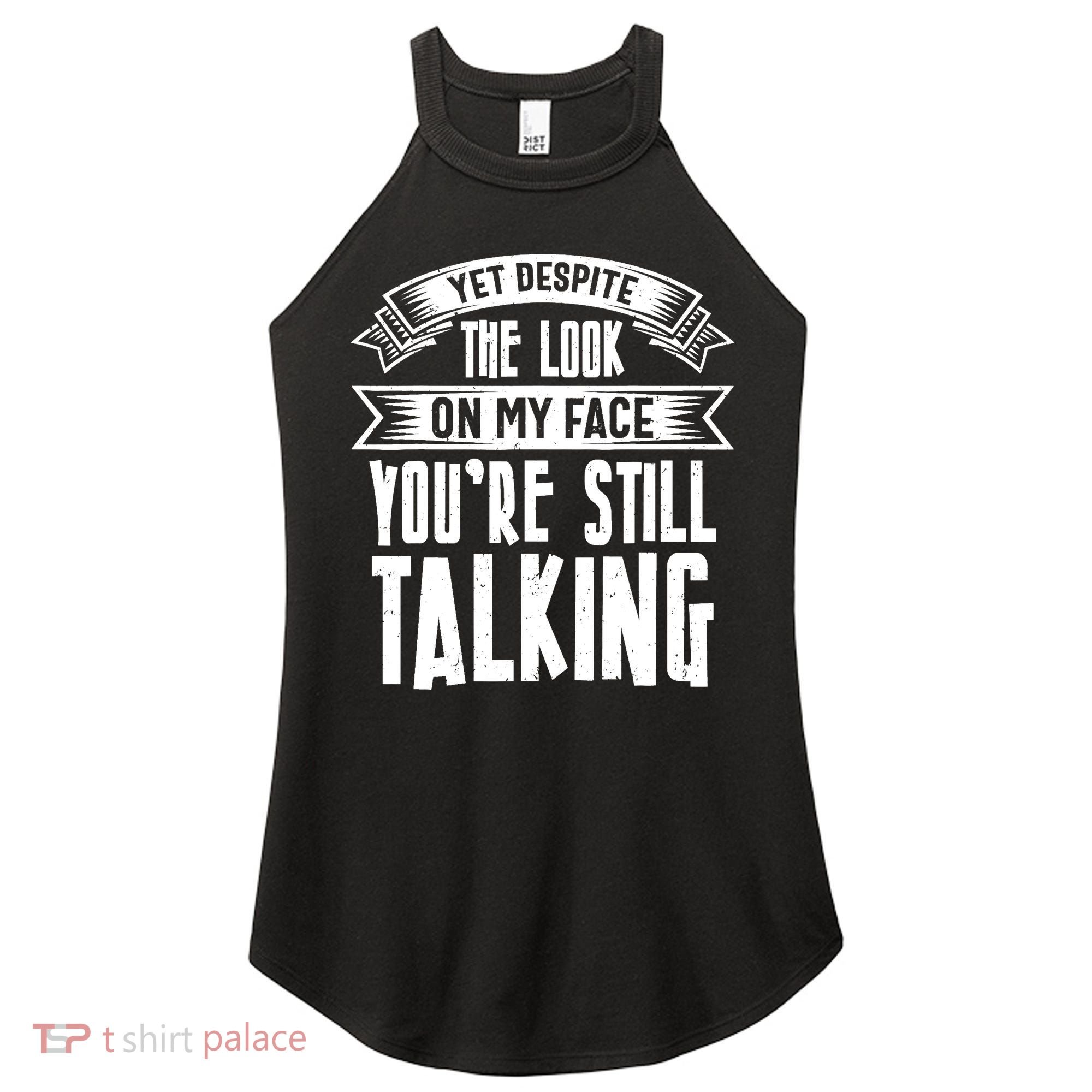Funny Sarcasm Tee, Sarcastic Humor, Antisocial Humor Women's Perfect Tri Rocker Tank