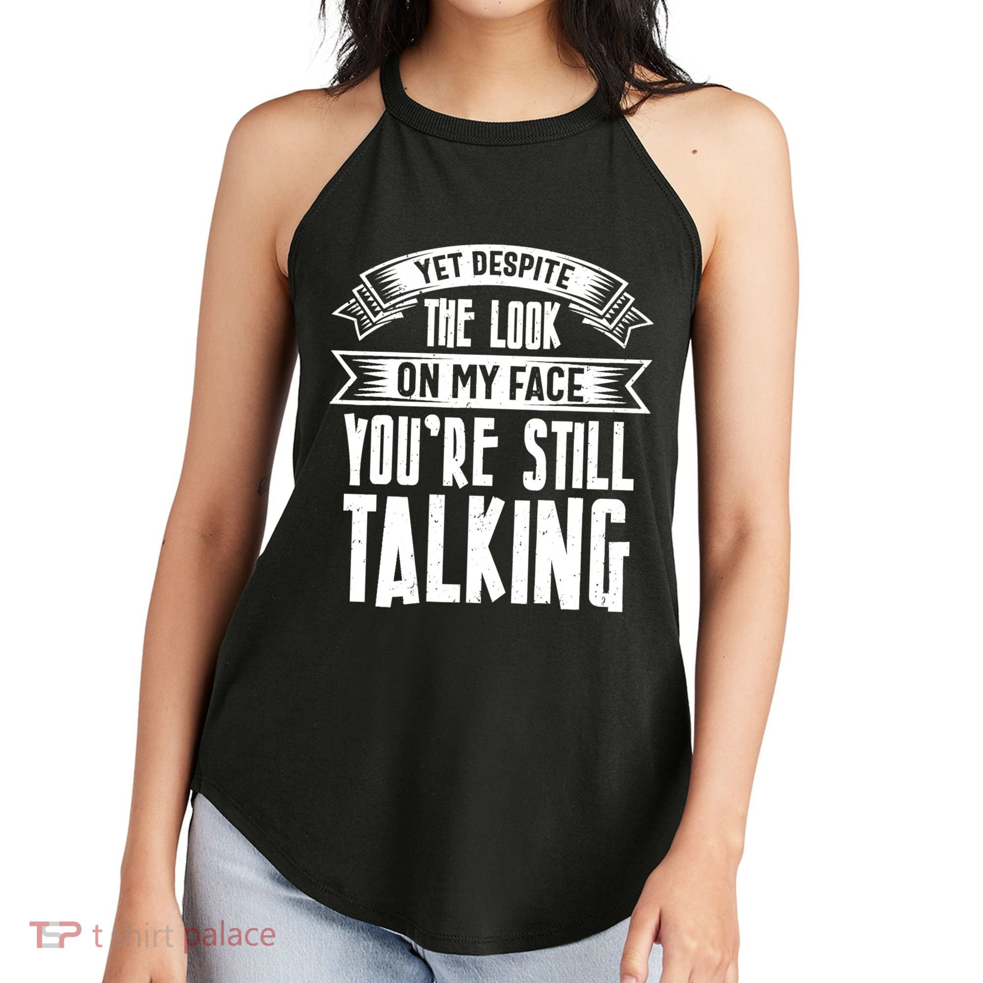 Funny Sarcasm Tee, Sarcastic Humor, Antisocial Humor Women's Perfect Tri Rocker Tank