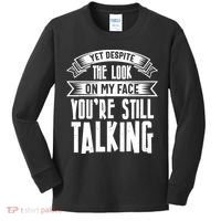 Funny Sarcasm Tee, Sarcastic Humor, Antisocial Humor Kids Long Sleeve Shirt thumb 0
