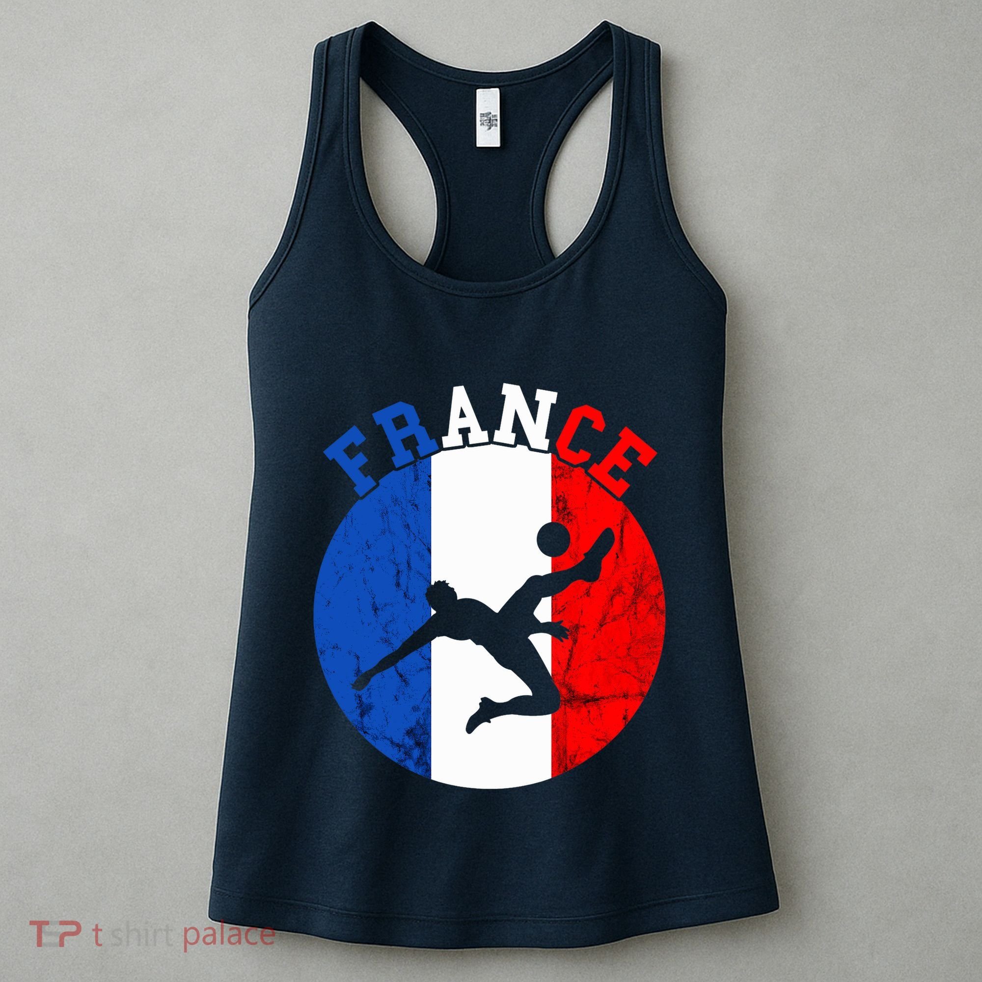 France Soccer Team Player France Soccer Team French Pride Women's Tank Top