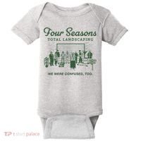 Four Seasons Total Landscaping We Were Confused Too Baby Bodysuit thumb 0